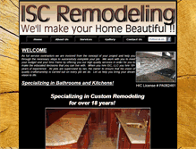 Tablet Screenshot of iscremodeling.com